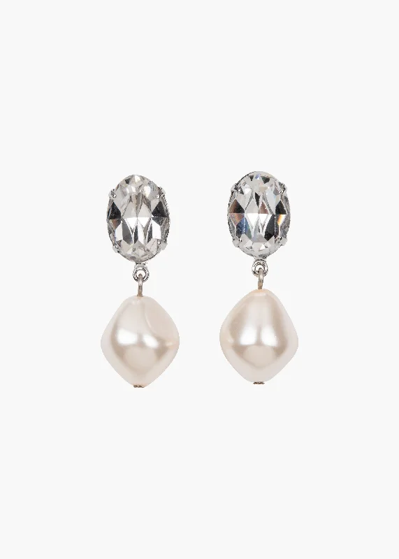 Tunis Earrings -- Crystal