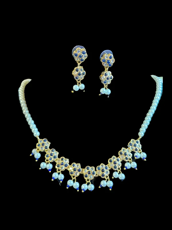 DNS39 gold plated  necklace with earrings ( READY TO SHIP )