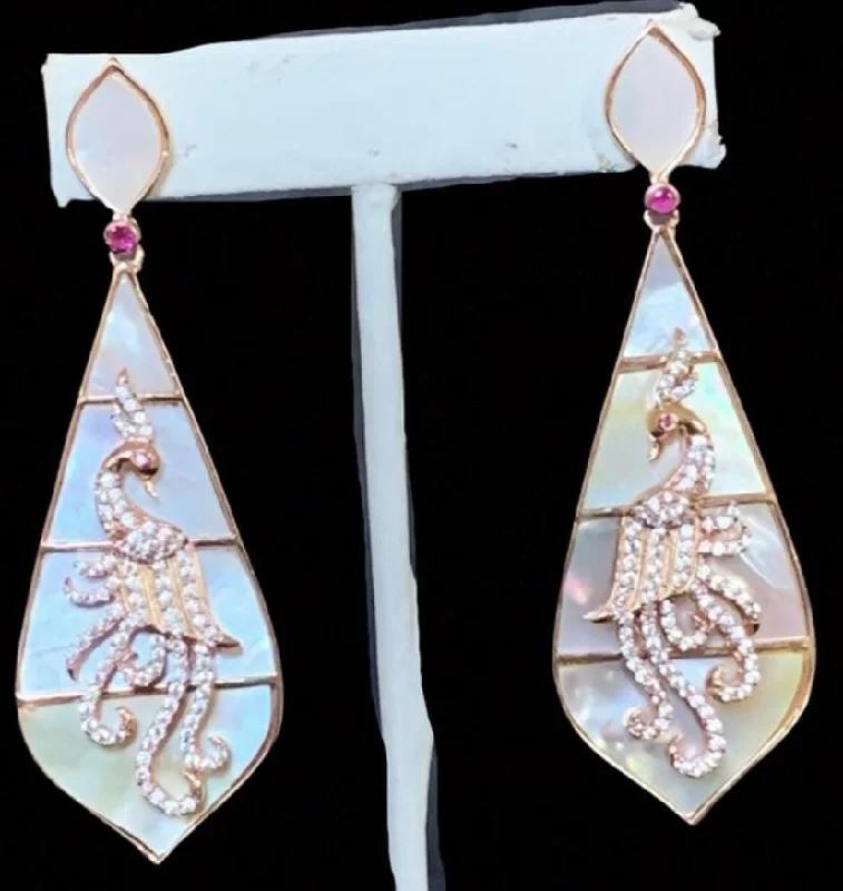 DER149 Mother of pearl earrings ( READY TO SHIP)