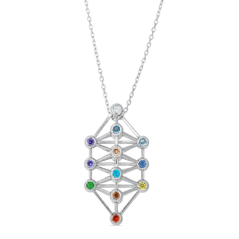 Chakra Crystal Healing Necklace