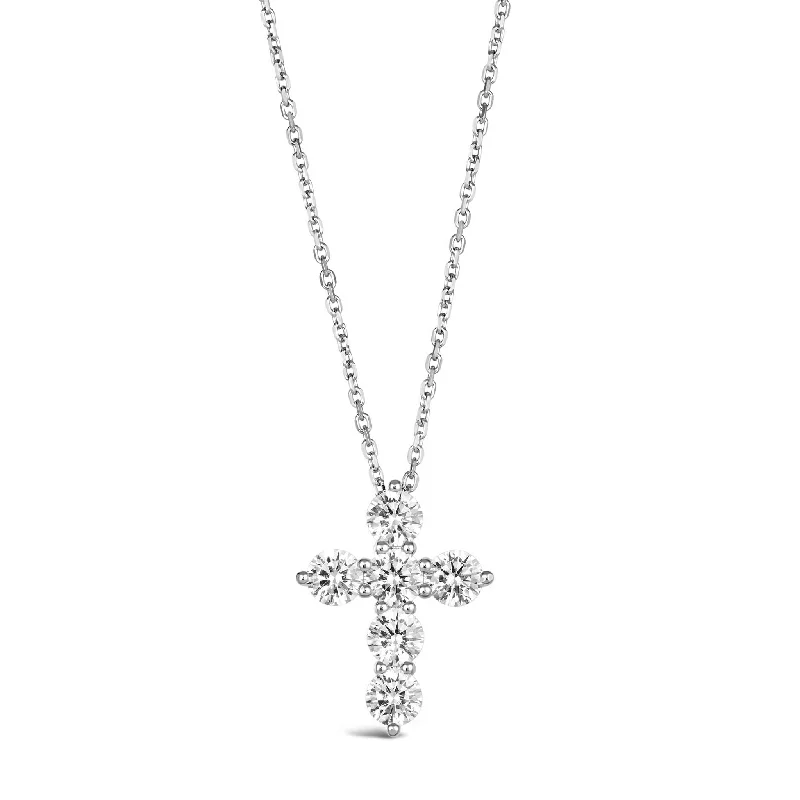 Faith 3 Carat Cross Necklace