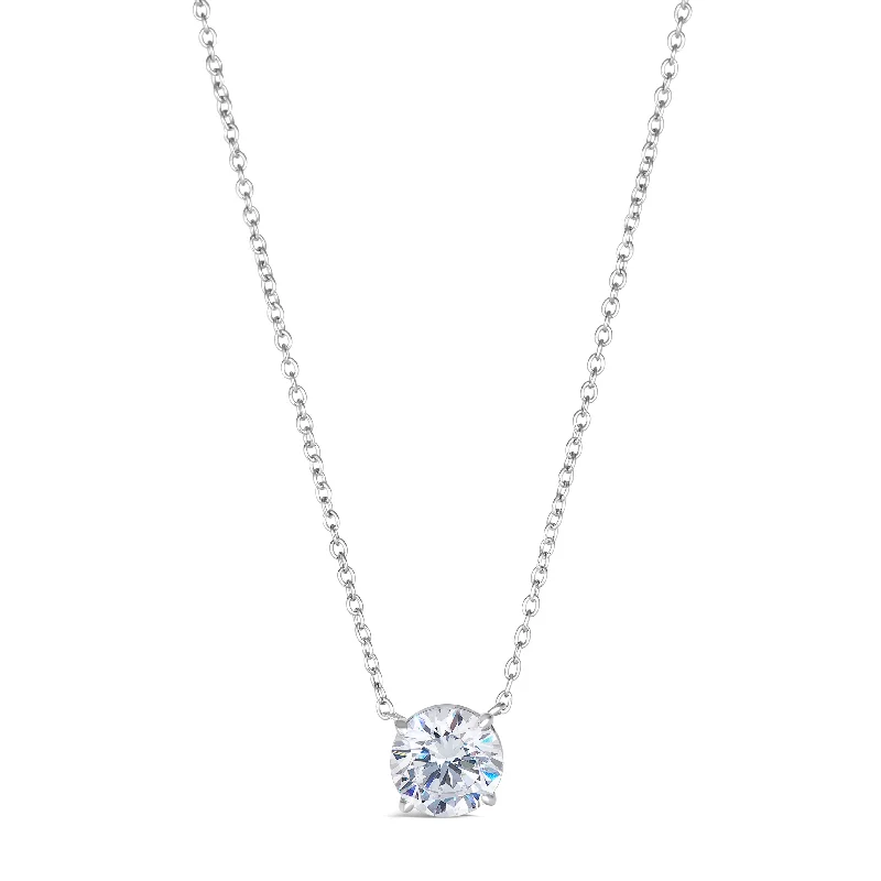 Just Like A Diamond 2 Carat Solitaire Necklace