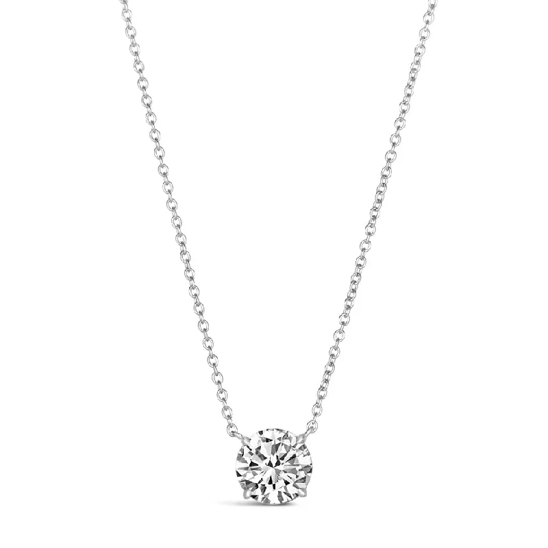 Just Like A Diamond 1 Carat Solitaire Necklace