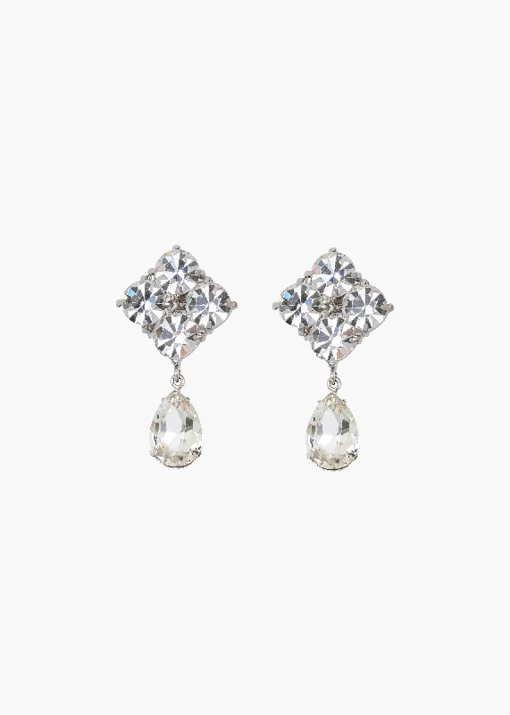 Morgana Earrings -- Crystal