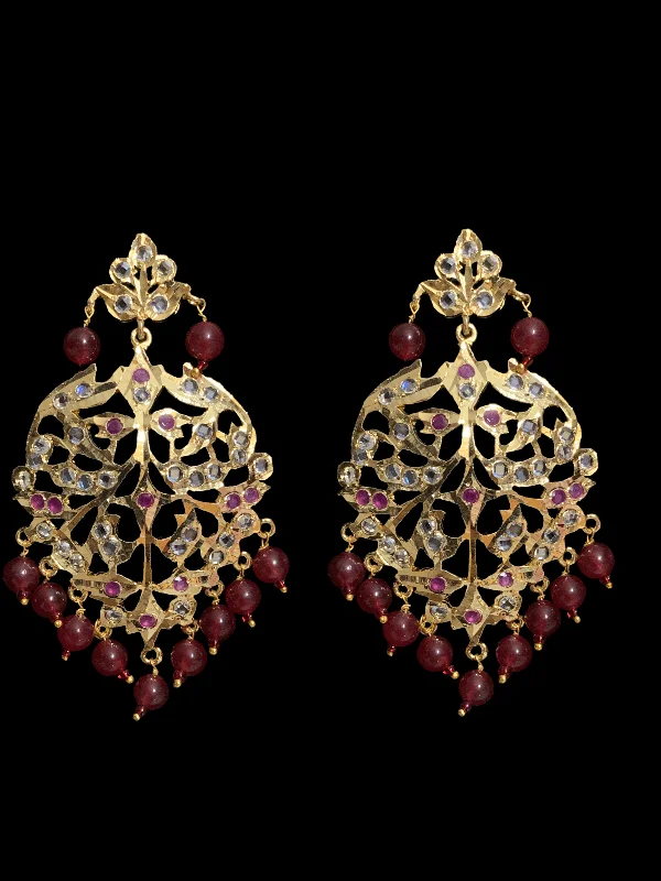 DER79 Aryana earrings in ruby     (READY TO SHIP)