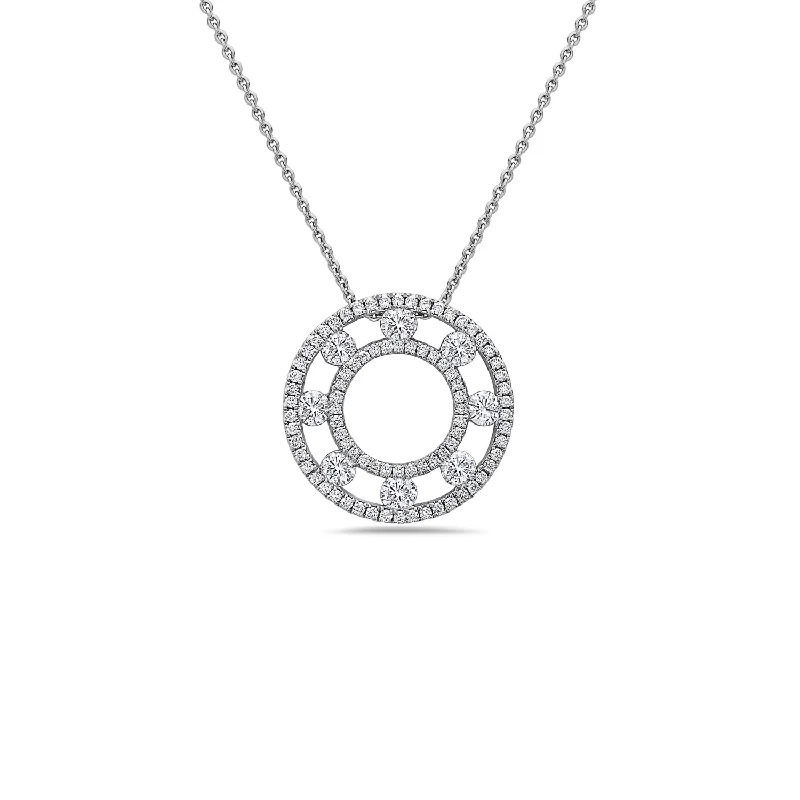 Diamond Air Circle Pendant