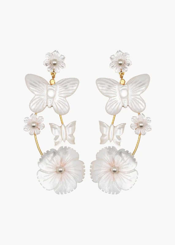 Makenna Earrings -- Mother of Pearl