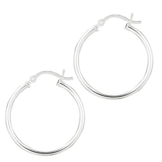 Silver Hoop Earrings