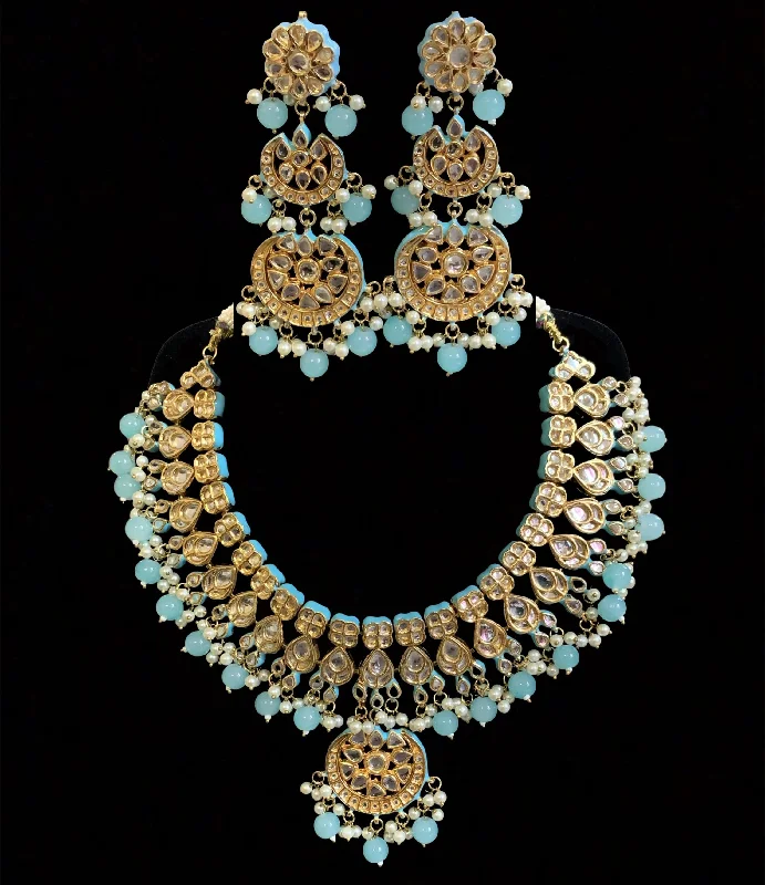 DNS111 Irina Feroza necklace set with earrings ( SHIPS IN 5 WEEKS  )