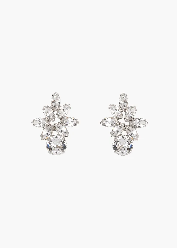 Maura Earrings -- Crystal