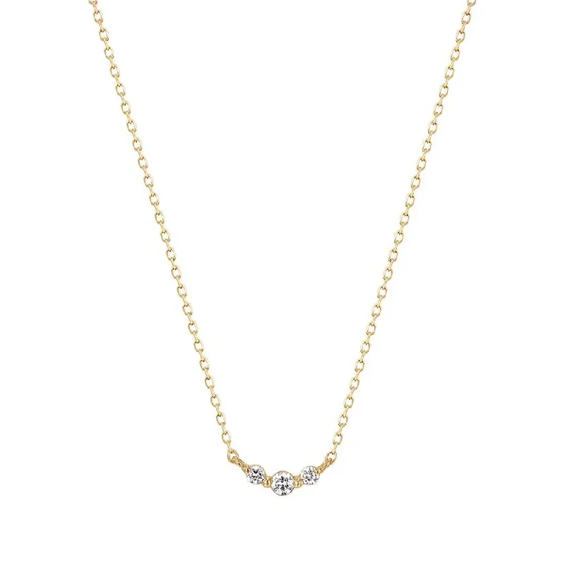 Triple Diamond Necklace