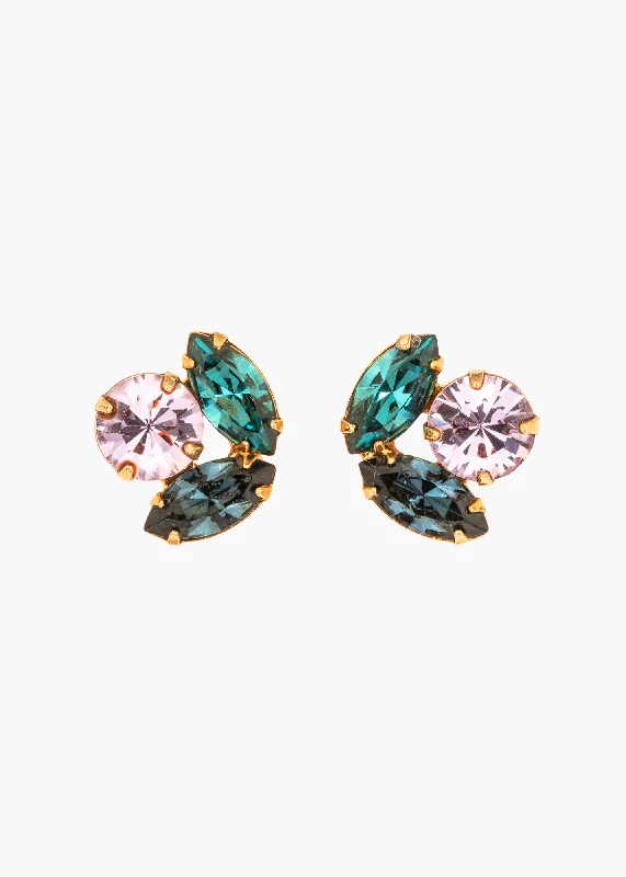 Sadie Earrings -- Peacock