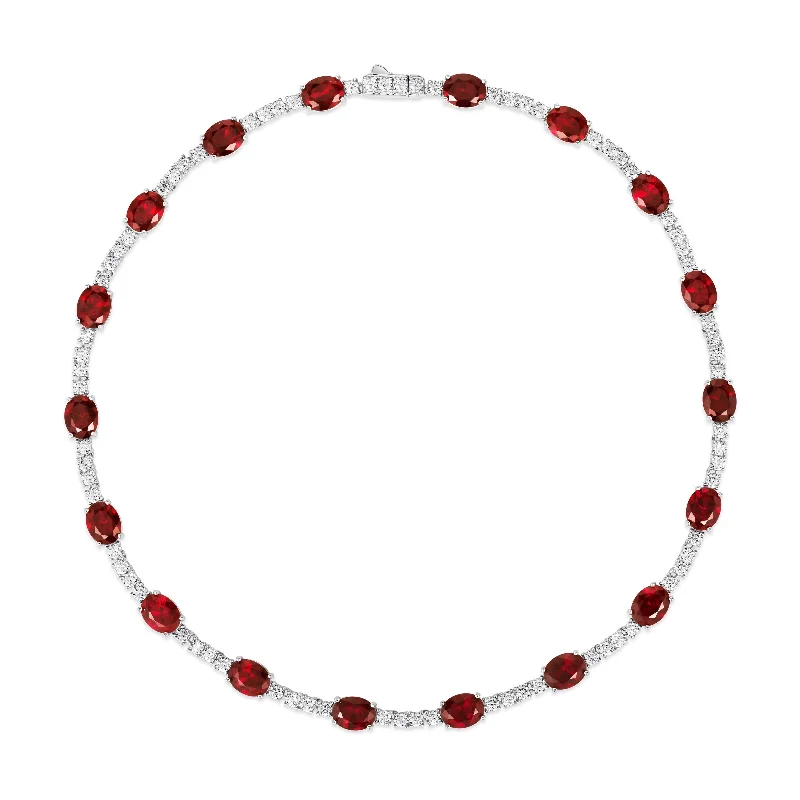 Casablanca Sapphire-Ruby Necklace