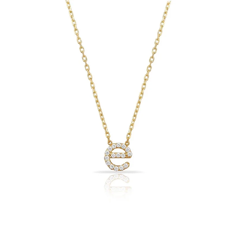 Gold 14K Initial Necklace