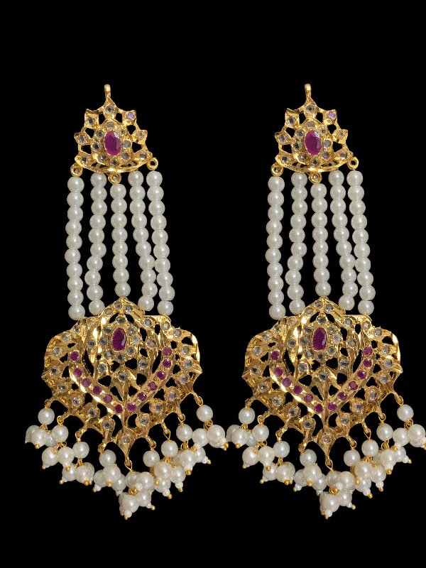 DER81 Aymara jhoomar earrings ( SHIPS IN 4 WEEKS  )