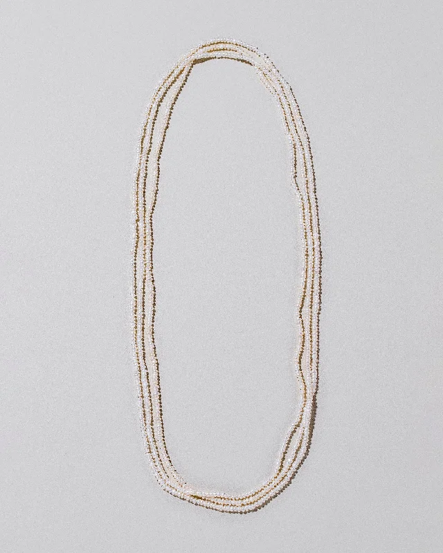 Seed Pearl Rope Necklace