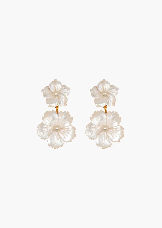 Tibby Earrings -- Mother of Pearl