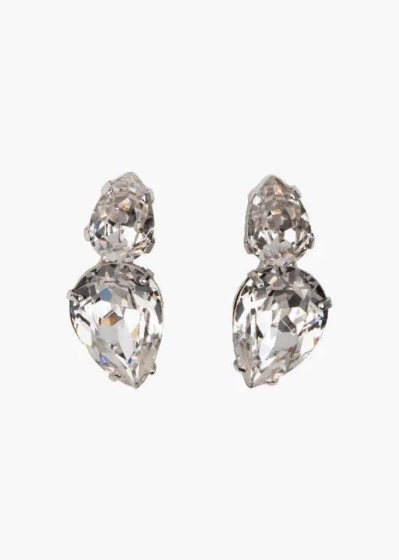 Nadine Earrings -- Crystal