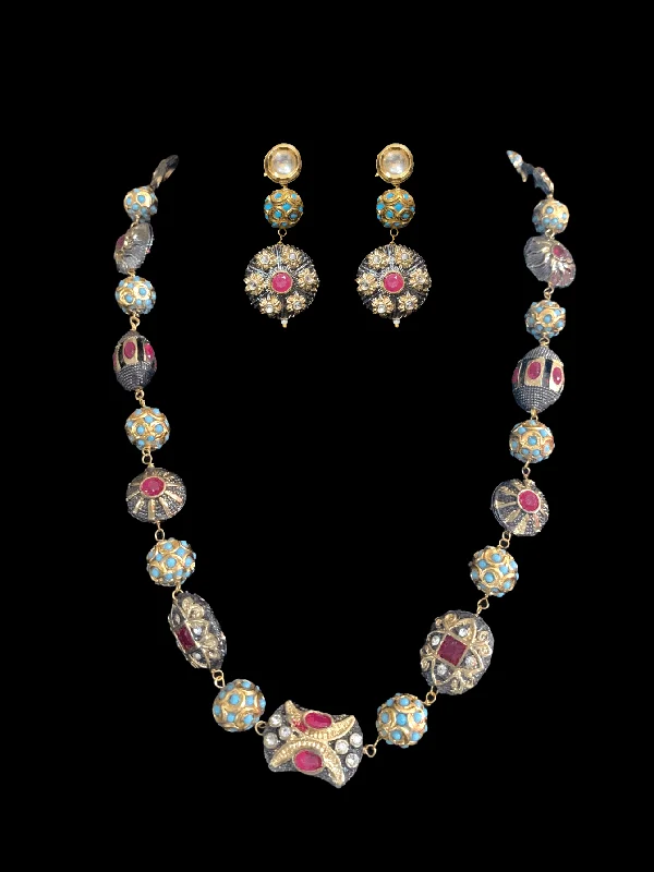 NS36 Sabra necklace earrings set ( READY TO SHIP  )