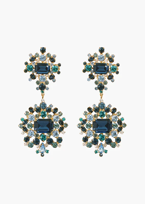 Angelica Earrings -- Sapphire