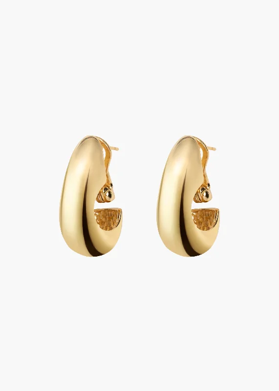 Miral Hoop Earrings -- Gold