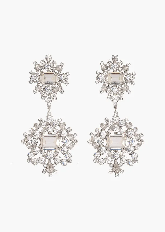 Angelica Earrings -- Crystal