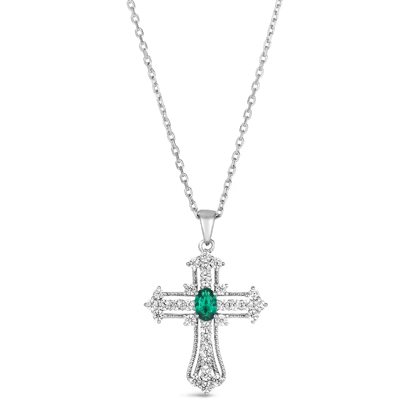 Eternal Life Cross Necklace