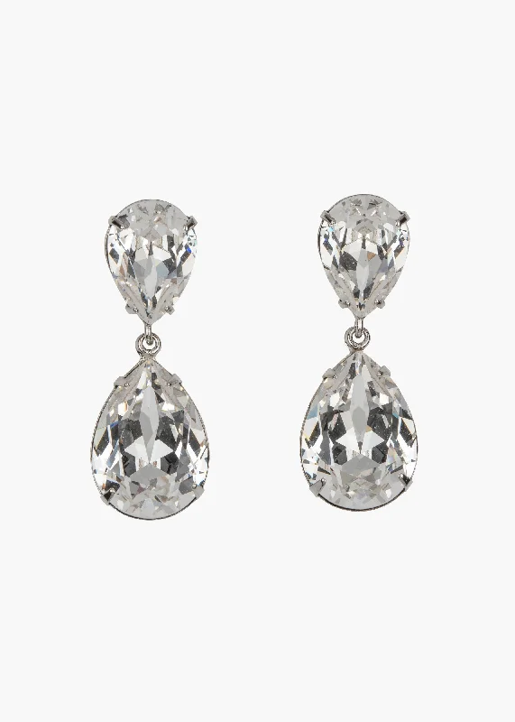 Judy Earrings -- Crystal