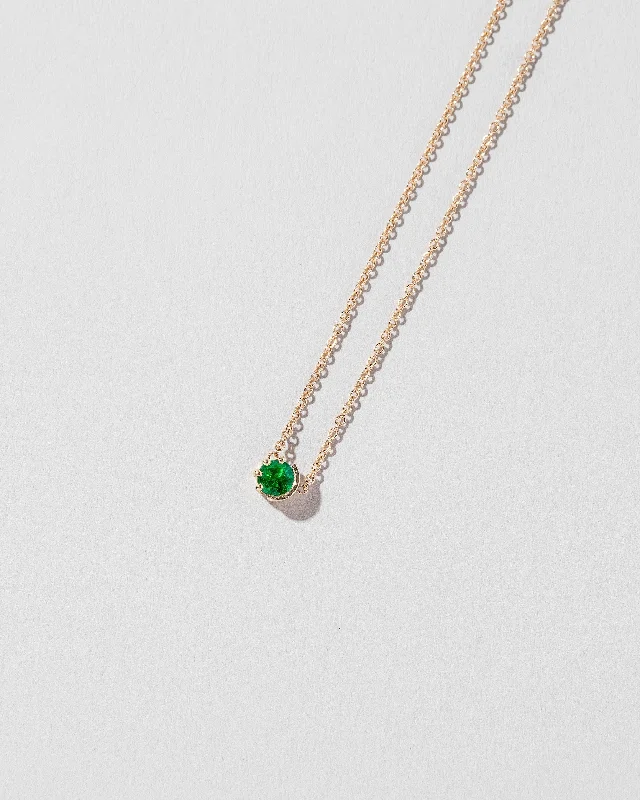 Sun & Moon Necklace - Emerald