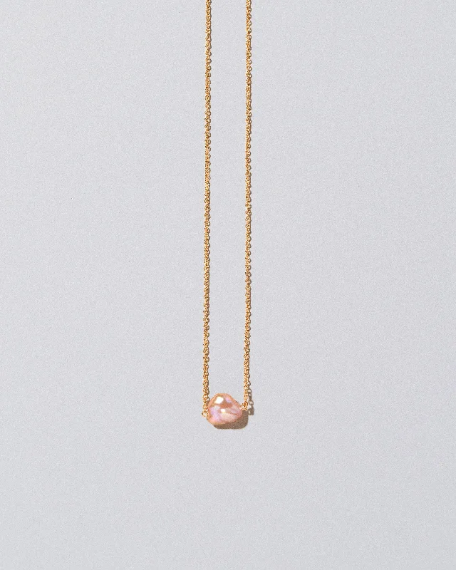 Lagniappe Pearl Necklace - Blush