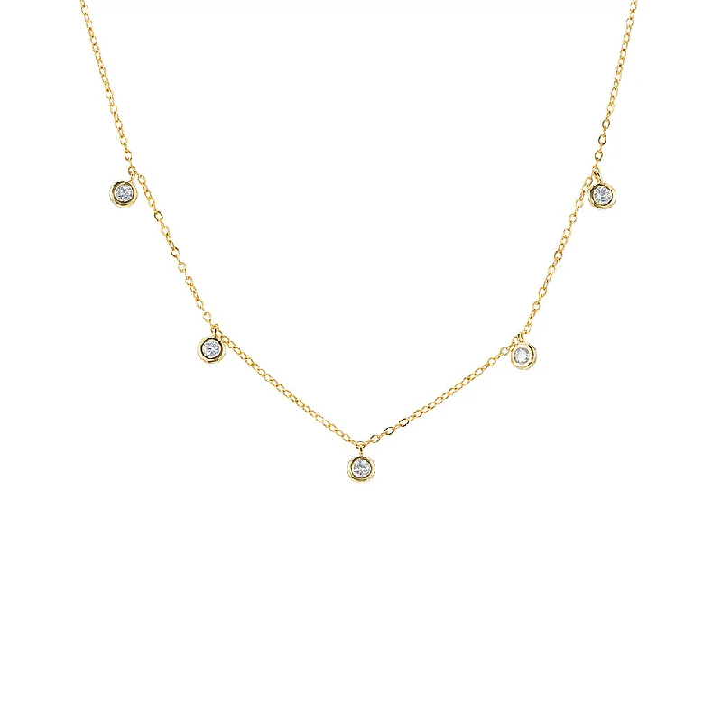 CZ Charm Necklace