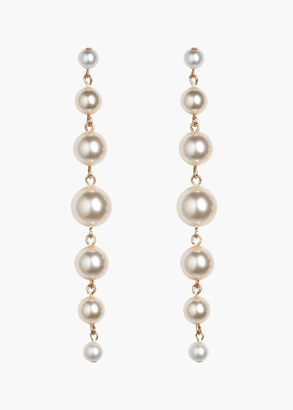 Perlette Earrings -- Pearl