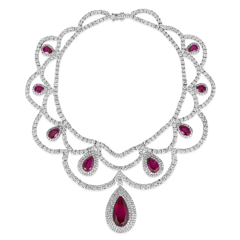 Royal Goddess Ruby Necklace