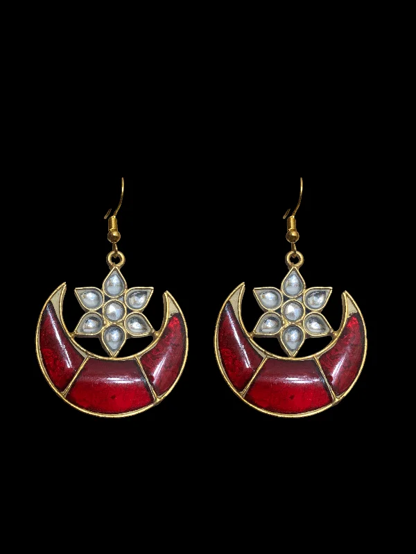 DER243 Niswa farshi kundan earrings  ( SHIPS IN 4 WEEKS  )