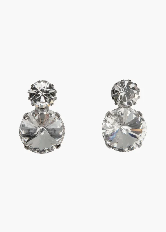 Myrla Earrings -- Crystal